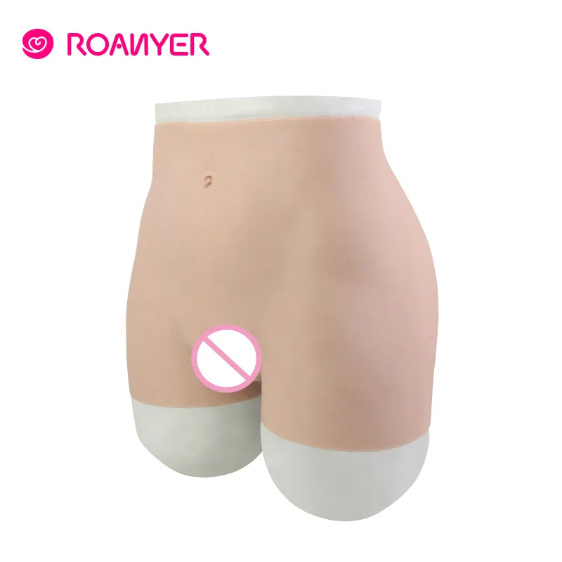 Roanyer Трансвестит силиконовые Штаны с искусственным проницаемые flase Вагина