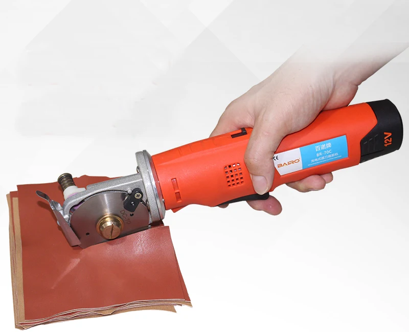 12V 충전식 전기 가위, 2000mAh 배터리가 장착된 휴대용 전기 원단/천/섬유 절단기