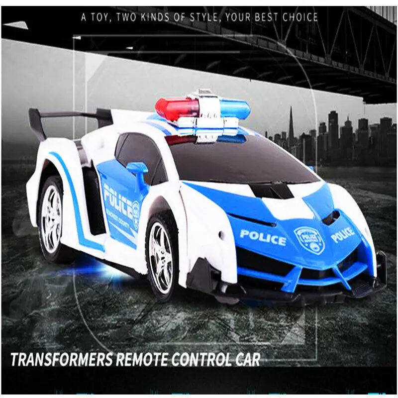 2в1 RC автомобиль спортивный автомобиль Трансформация модели роботов пульт дистанционного управления Деформация гоночный автомобиль RC Боевая игрушка Детские игрушки Подарки