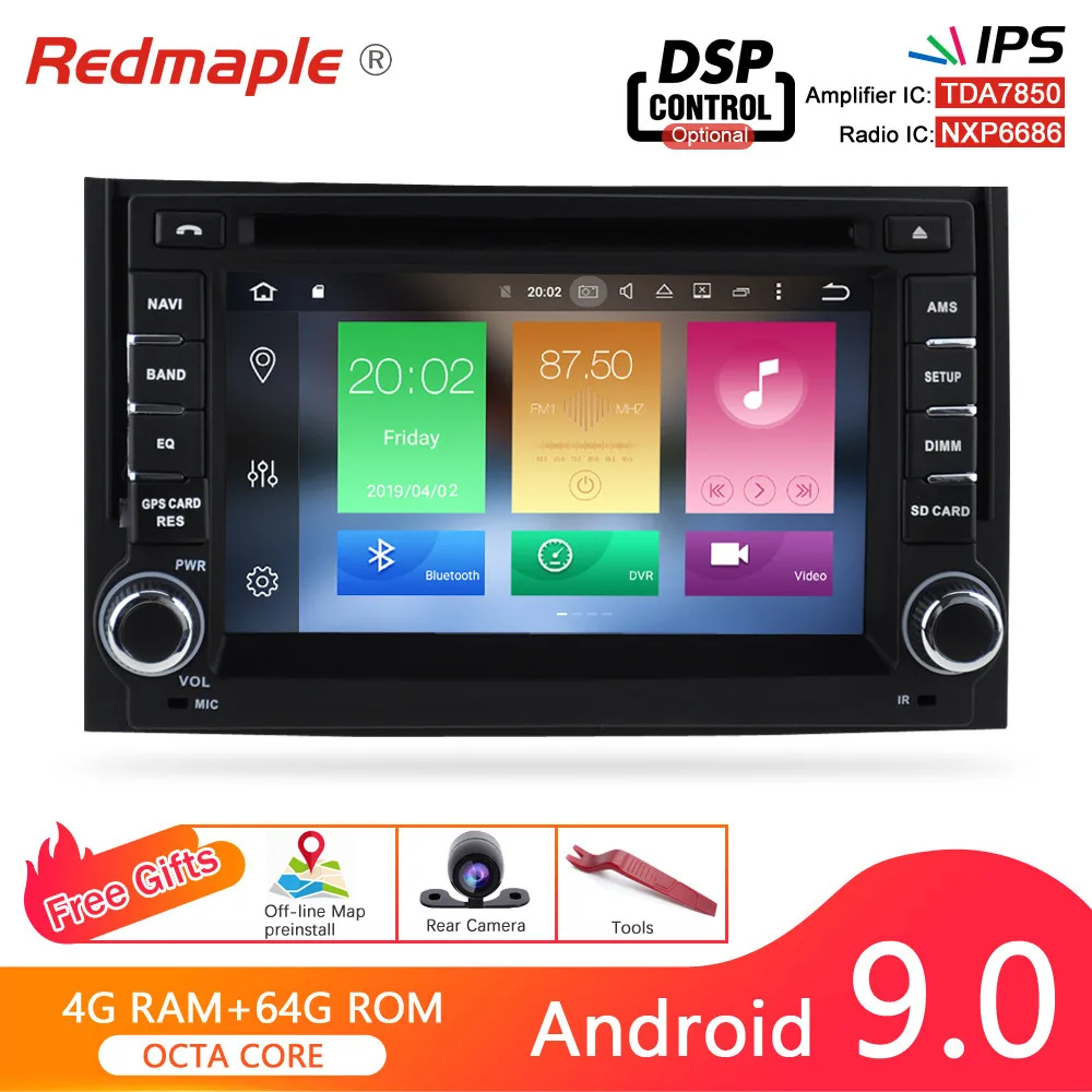 Android 9 0 автомобильный Радио DVD стерео GPS плеер для Hyundai H1 Grand Starex 2007 2015 видео WIFI Bluetooth