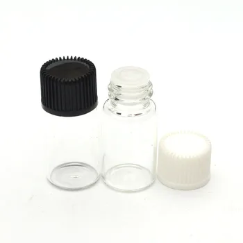 

10pcs 3ml Clear Glass Dropper Bottle with Orifice Reducer and Cap Small Essential Oil Mini Glass Vials
