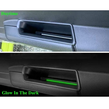 

2Pcs Armrest Container Car Replacement Interior Inner ABS+Rubber Pocket