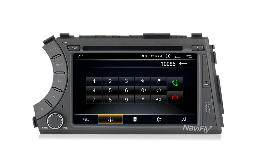 NaviFly " 2din android 8,1 Автомобильный мультимедийный плеер авторадио для Ssangyong Actyon Kyron 2005-2013 автомобильный Радио gps wifi USB