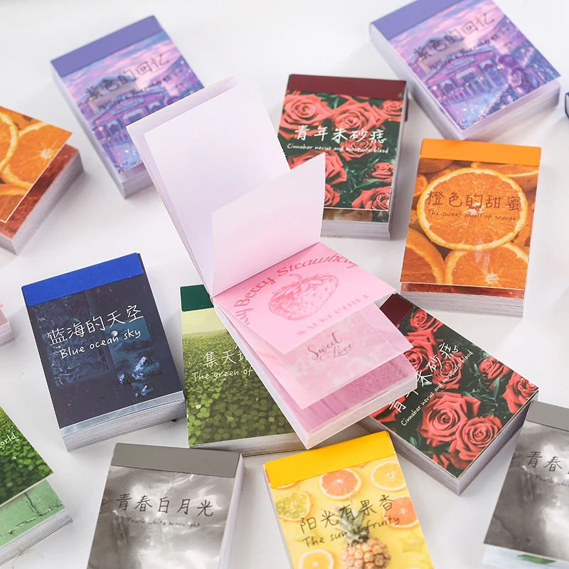 

50 pcs Scrapbooking Stationery Stickers aesthetic INS Natural landscape Planner Diary Album collage material Sticker book