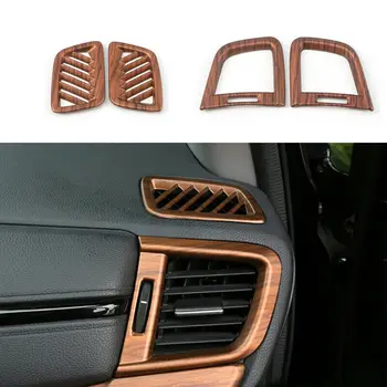 

12pcs/Set Car Interior Kit Cover Trim Peach Wood Grain New High Quality Durable