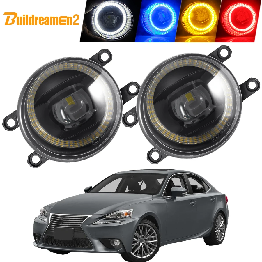 

2 X Автомобильные светодиодные линзы ангельские глазки, противотуманные фары в сборе, дневные фары для Lexus IS250 IS350 2014-2015 (за исключением детской или спортивпосылка)