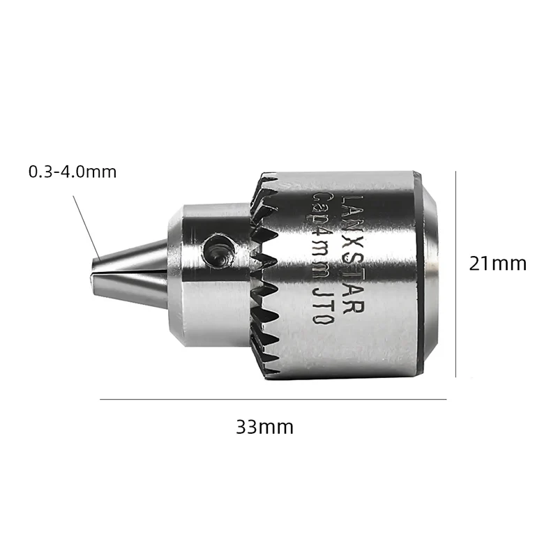 Сверлильный зажимные патроны 0,3-4 мм Jt0 конусный сверлильный патрон с зажимным ключом 3,17 мм латунный мини электродвигатель