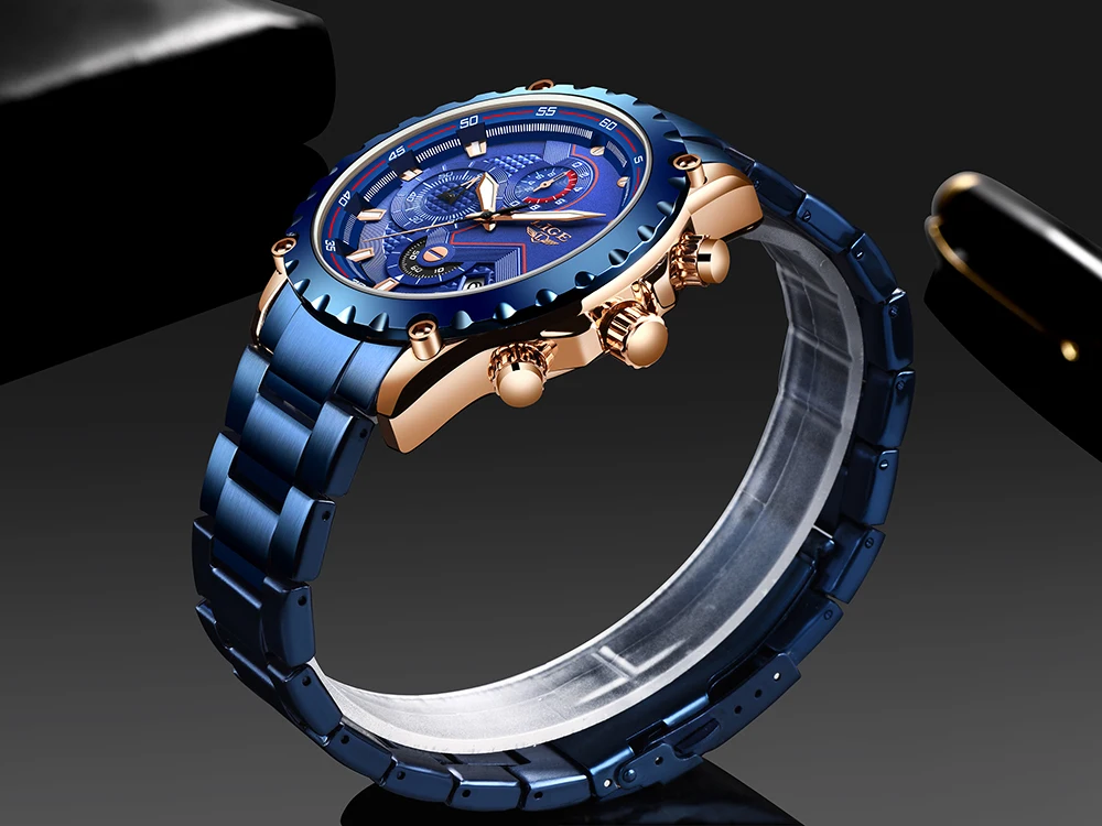 Reloj Hombre LIGE, Лидирующий бренд, мужские часы, модный стальной ремень, мужские наручные кварцевые часы, мужские светящиеся водонепроницаемые часы, Relogio Masculino