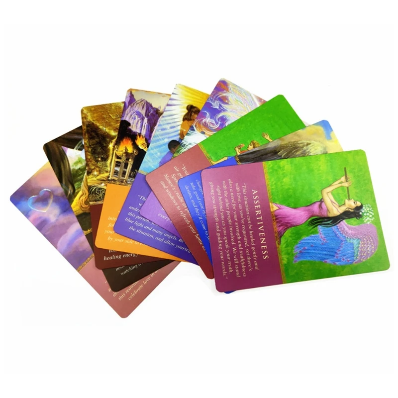 

Daily Guidance from Your Angels Oracle Cards Party Board Game Divination Fate 44 Cards Deck Tarot