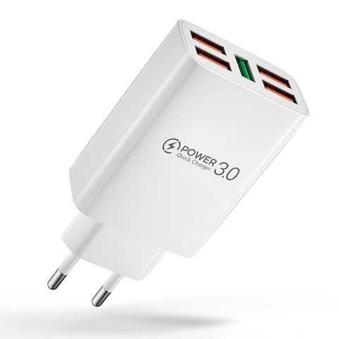 5 usb charger Quick Charge For iphone 12 pro max xiaomi mi mix 4 oneplus universal travel Mobile Phone fast charging Charger