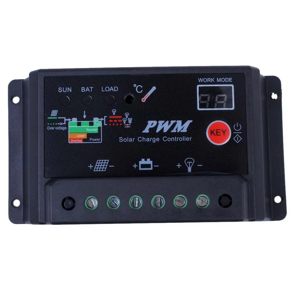 

30A Solar Charge Controller Pwm Mode Solar Street Light Controller Intelligent Portable Solar Charge And Discharge Controller