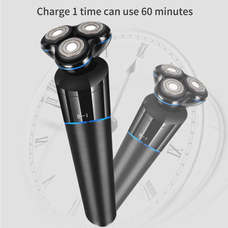 Electric Shaver IPX5 Waterproof USB Rechargeable Multi-functions Razor 5 in 1 Hair Timmer Beard Ear Nose Trimmer 110V-240V  4