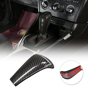

Carbon Fiber Gear Shift Knob Trim Head Cover For BMW 3 Series E90 E91 E92 E93 Car Styling Sticker Accessories