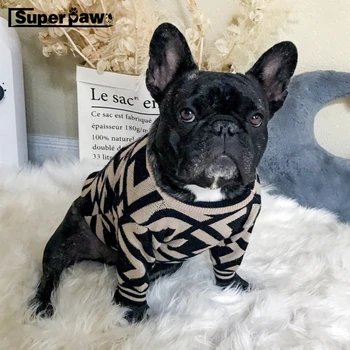 

Fashion Dog Clothes Pet Puppy Sweater Hoodie French Bulldog Pug Teddy Jacket Coat for Dogs cat In Winter Keeping Warm TPC05