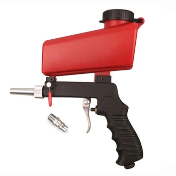 

Gravity Pneumatic Sandblaster Gun Handheld Device Spray Lightweight Aluminium Blasting Household Sandblasting Power Tool Machine