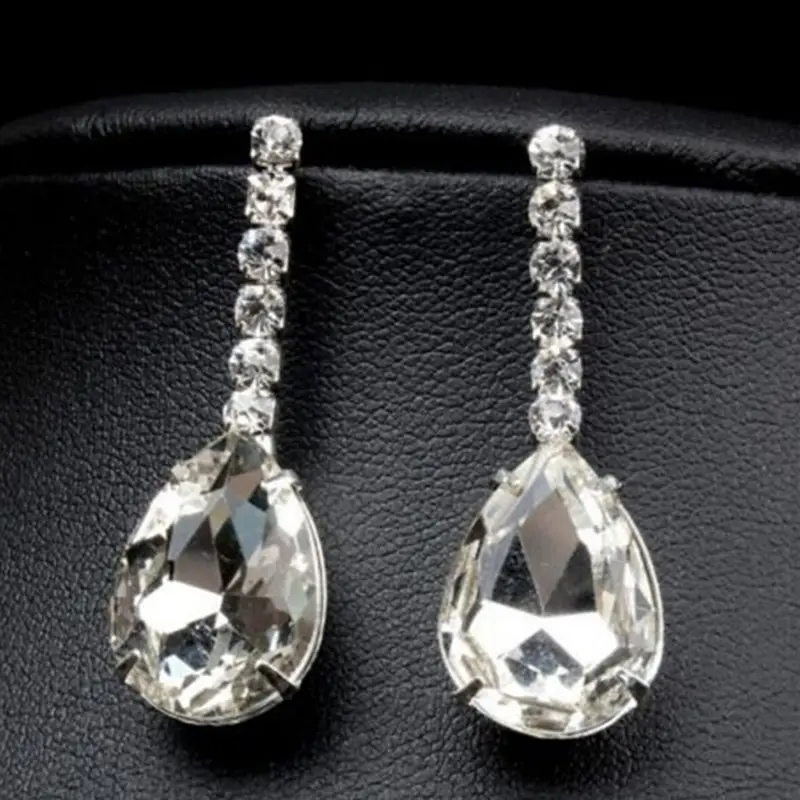 3PCS Luxury Bridal Crystal Jewelry Set