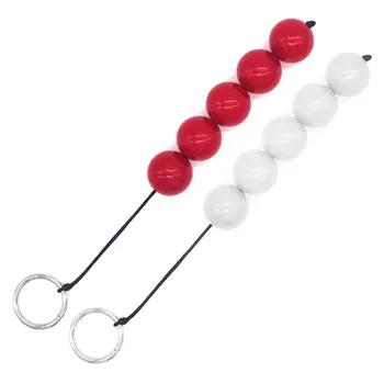 3cm Red Anal Plug Beads Acrylic Vaginal Balls Butt Plug Sex Toys for Women Female Adults Sex Products 6