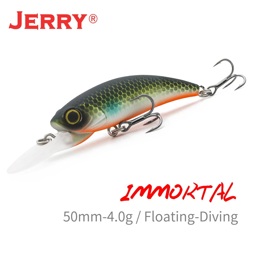 Jerry Immortal UL Crankbait плавающие воблеры приманка для рыбалки щука окунь глубокое