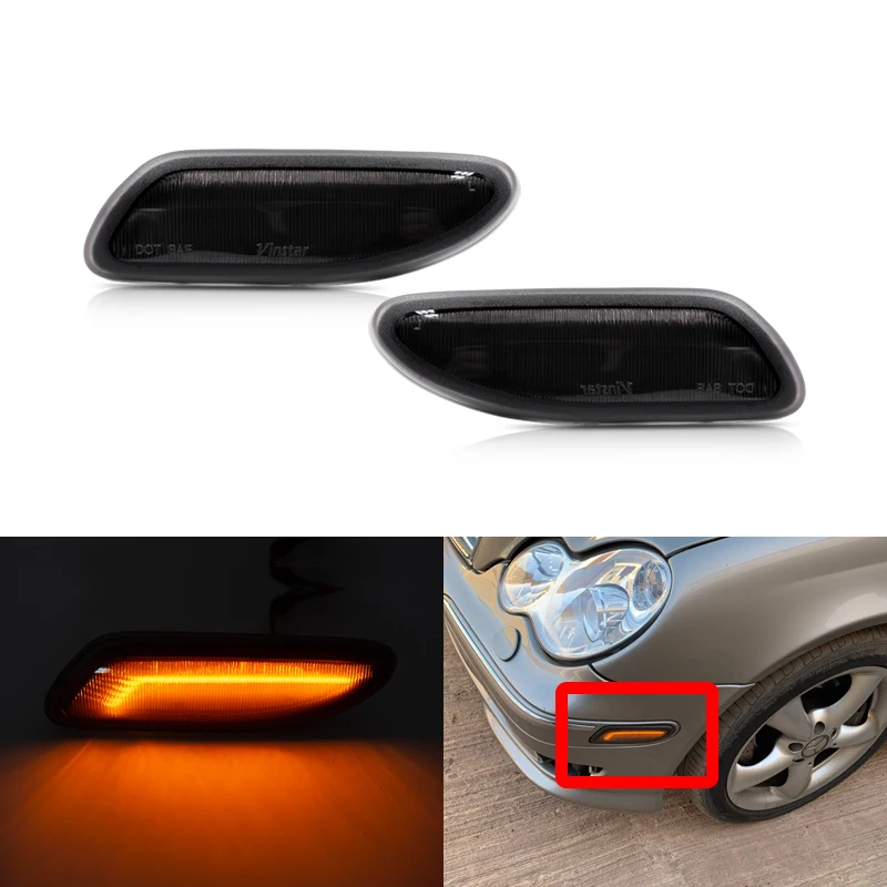 Светодиодные Габаритные фонари для Benz W203 W204 c класс C230 C240 C320 C350 C55 AMG|Сигнальная
