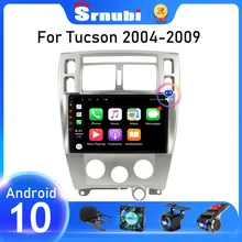 Srnubi Android 10 Auto Radio Voor Hyundai Tucson 2004 - 2009 Multimedia Player Gps Navigatie 2 Din Carplay Wifi Stereo luidsprekers