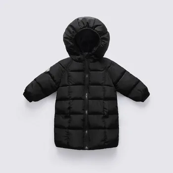 

2020 New Winter Children's Long Jackets Down Jacket outerwear Clothes Baby girls boys Thick Snowsuit parka Kids windbreaker coat