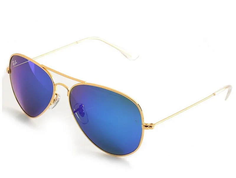 Солнцезащитные очки RayBan RB3026, поляризационные солнцезащитные очки, мужские очки для вождения, Мужские Винтажные Солнцезащитные очки для мужчин, летние зеркальные очки UV400 - Цвет: RB3026-8