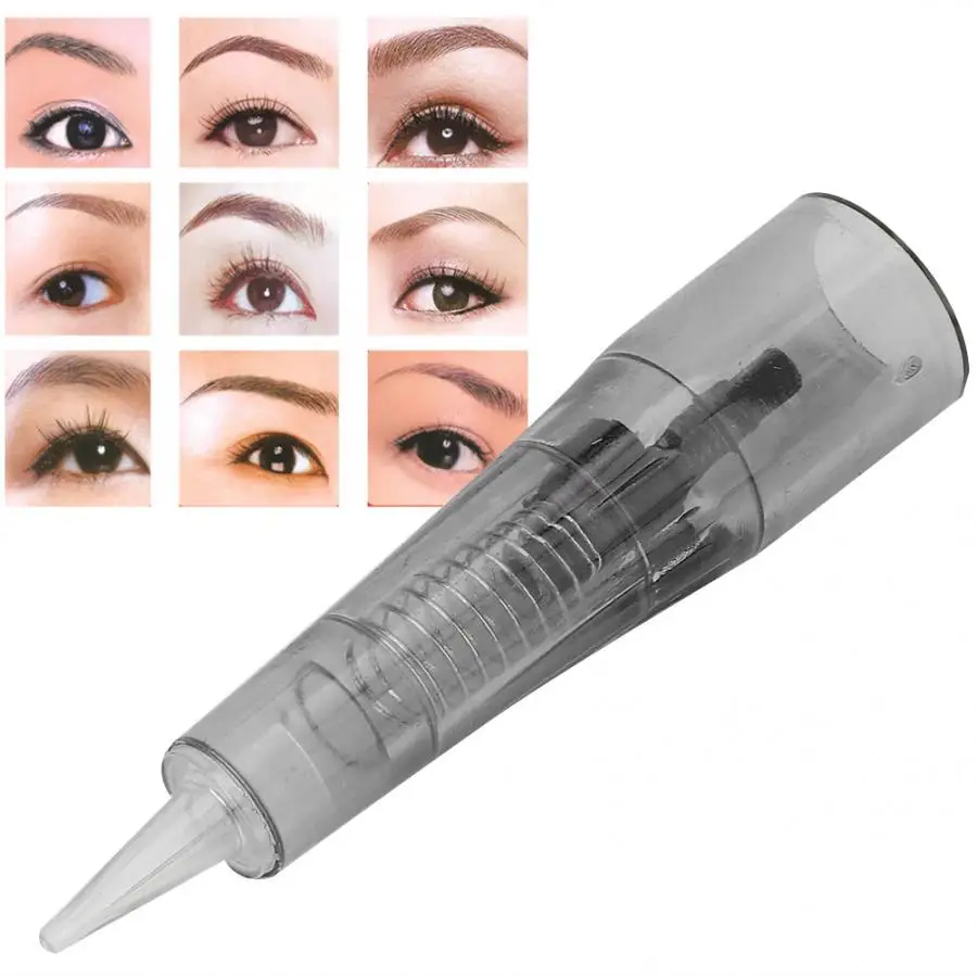 

10Pcs/Set Disposable Painless Eyebrow Tattoo Cartridge Needles Microblading Needle Tatoo Machine for Eyebrow Tattoo Machine