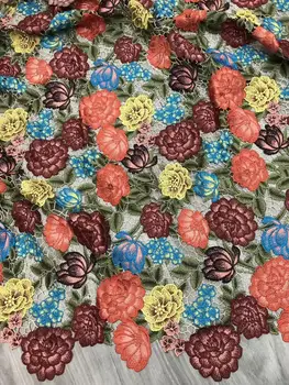 

Bridal French Lace Fabric J-59289 African Tulle Lace Fabric 5 Yard Nigerian Net Lace Fabric for Wedding Dress