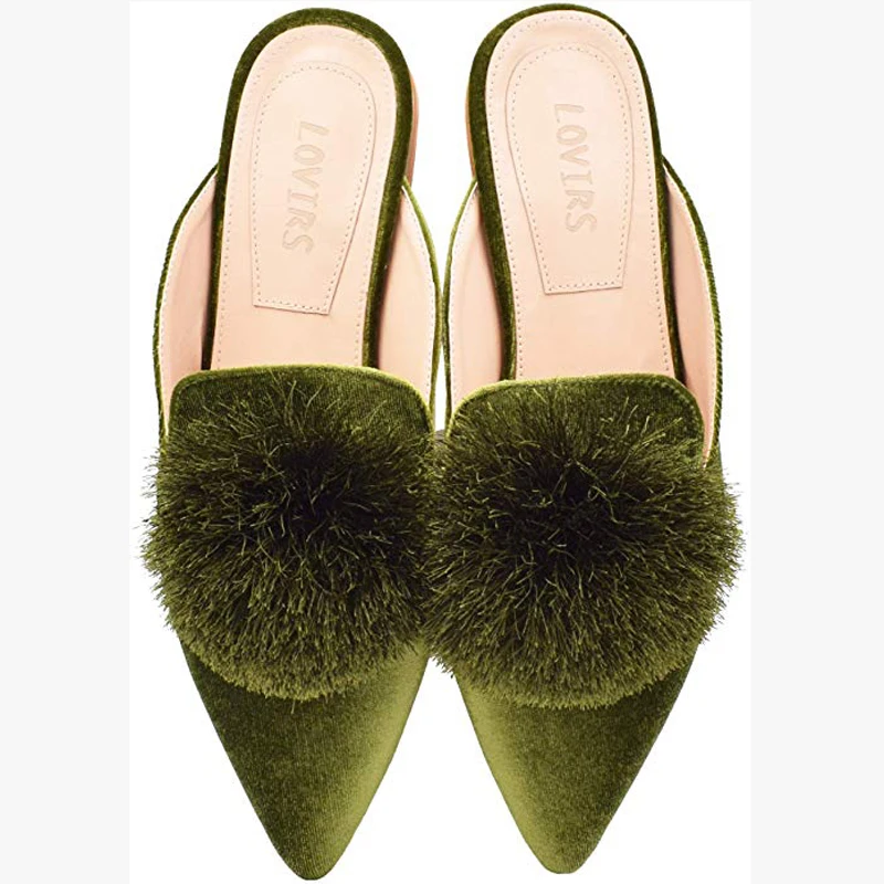 cute mule flats