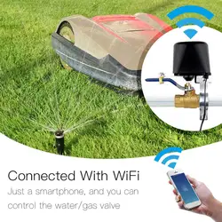 Умный газонный водяной клапан Wifi система домашней автоматизации клапан управления для газа или воды Голосовое управление работа с Alexa Echo