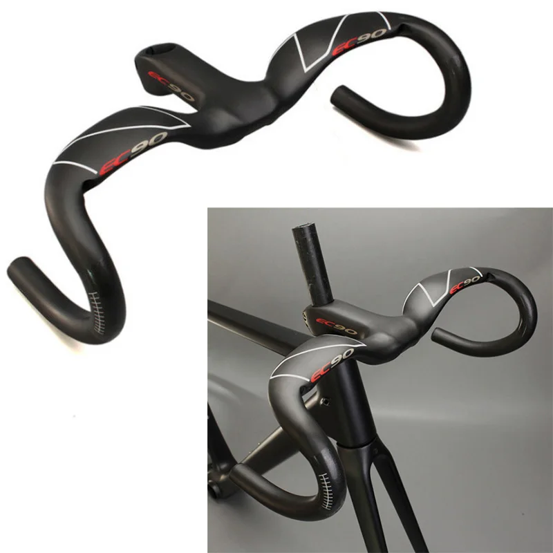 

Ec90 Handlebars High Strength T800 Carbon Fiber Road Bike Cycle Bar Race Cycling Supplies 400/420mm