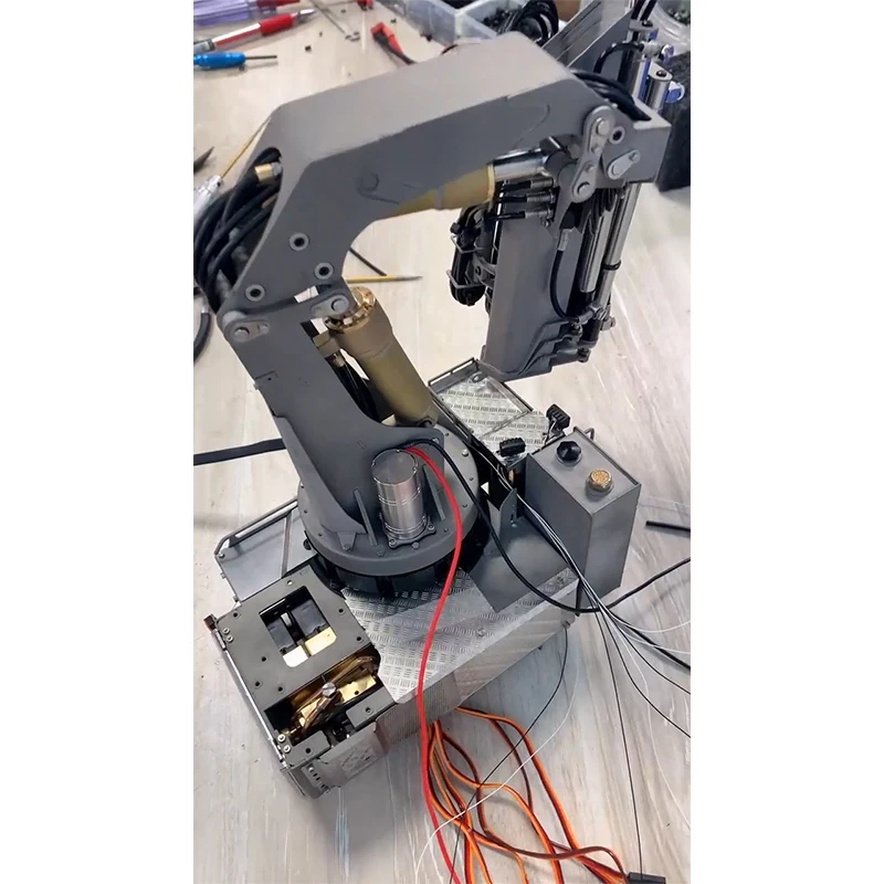 LESU 1/14 Hydraulic RC Truck Unpainted Disassembled For DIY TAMIYA