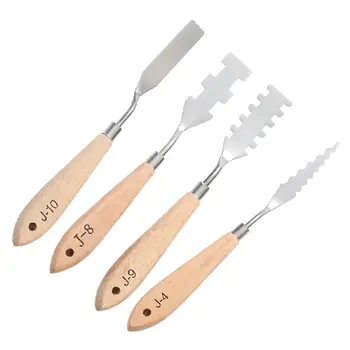 

10pcs/set Stainless Steel Painting Palette Knife Oil Paint Spatula Scraper Tools