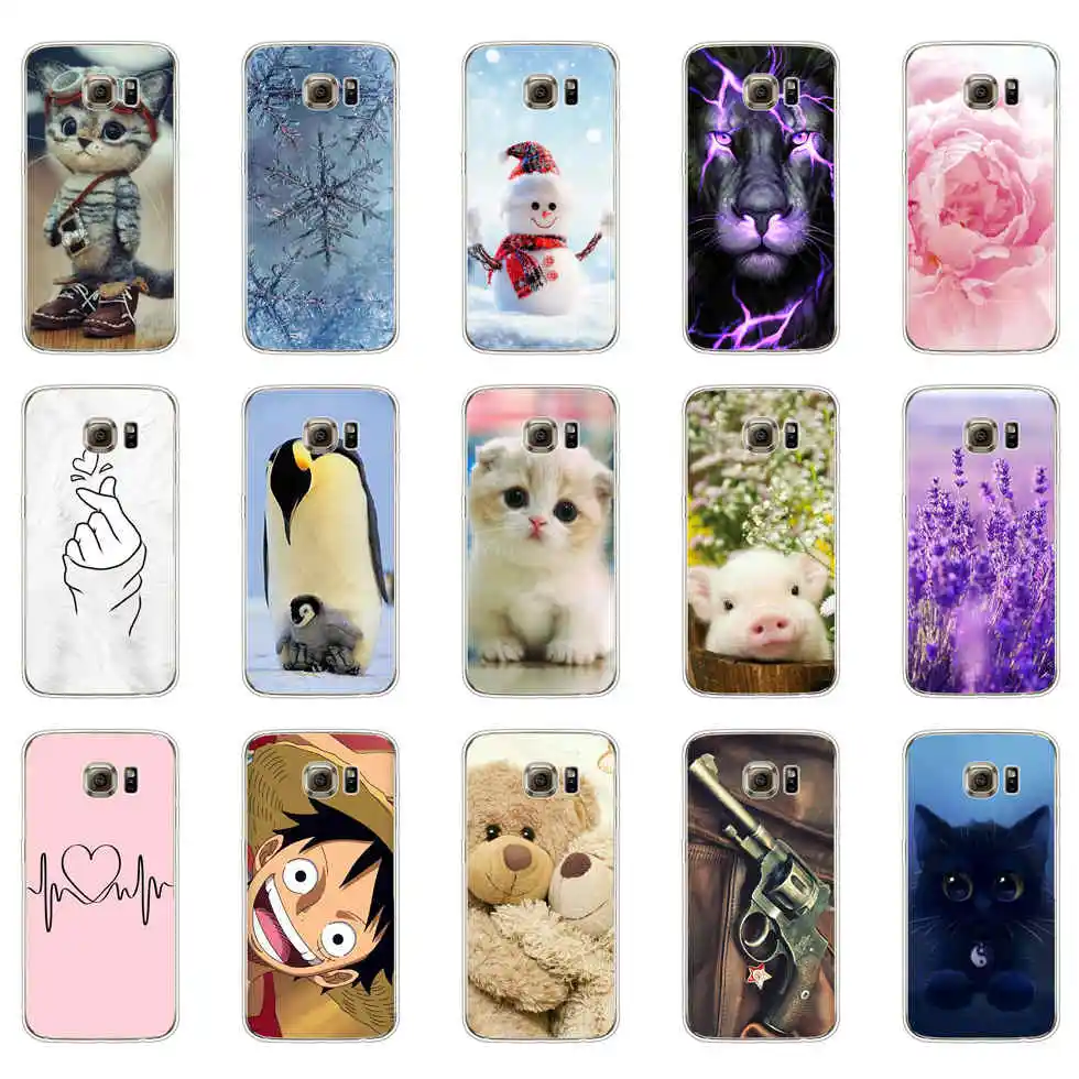 Custodia Per Samsung Galaxy S6 Edge Plus Custodia Cover Custodia Per Samsung Galaxy S6 Edge Plus Cover Silicon Fundas