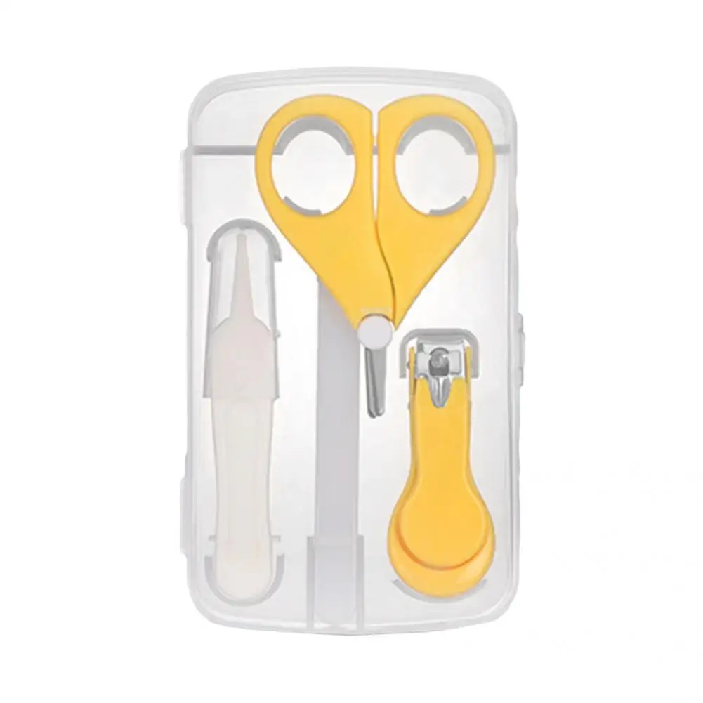 1 Set Lightweight Nail Clippers Creative Nail Scissors Anti-rust Easy Cleaning Clippers Scissors Care Set