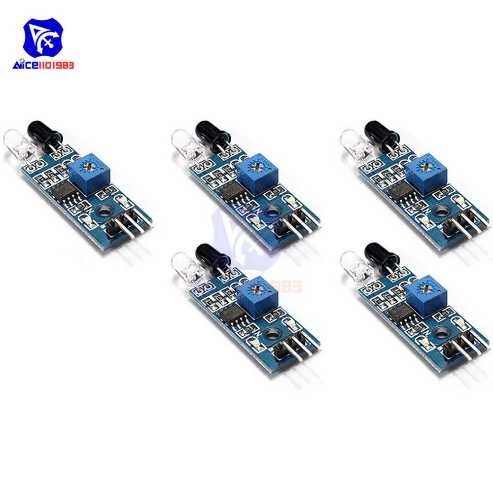 Diymore 5pcs/lot Ir Infrared Obstacle Avoidance Sensor Module For ...