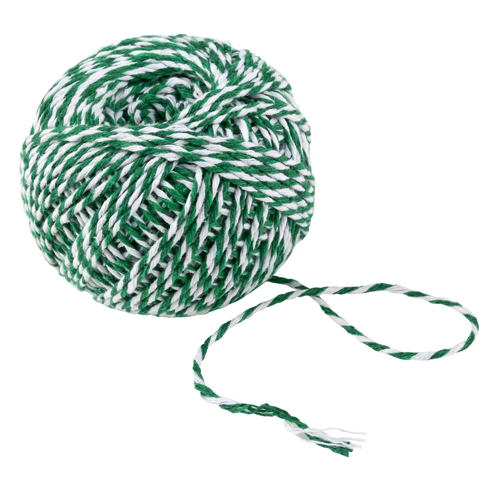 Two Colors Cotton Bakers Twine Rope Rustic Country Crafts Handmade Accessories