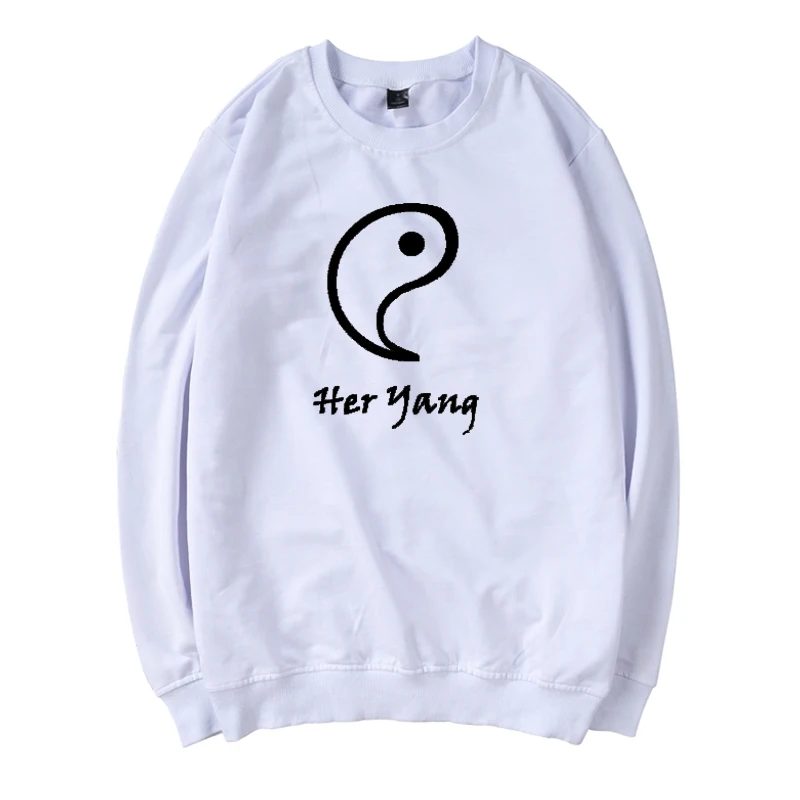 Cena Besikom Yin i Yang para bluza drukuj plotki graficzne ubrania 2020 Casual jednolite bluzy z kapturem dla kochanka Chiese Style ubrania