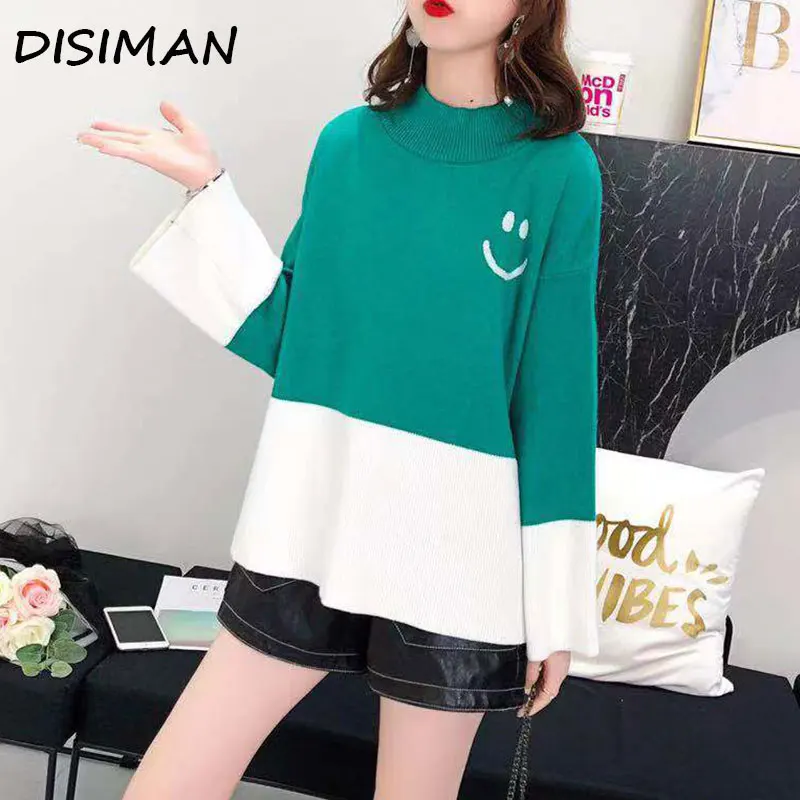 

fall long sleeve cute harajuku sweater women new plus size korean loose knit sweater women winter clothes streetwear pullover