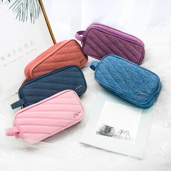 

Women Toiletry Wash Cosmetic Storage Bag Makeup Beautician NecessaireTravel Case Organizer Make Up Pouch Trip Accessories Stuff
