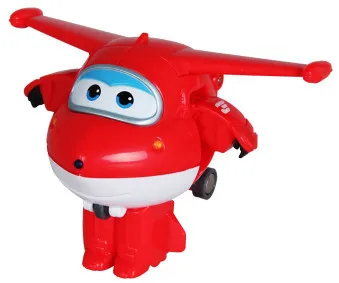 Супер Крылья мини самолет ABS робот игрушки Фигурки Супер крыло трансформация реактивный анимация для детей подарок Brinquedos - Цвет: No Box JET