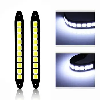 

2pcs 6000k-8000k 20W Waterproof Car LED 12V Daytime Running Light Fit For All Motocycle High Quality Less Power