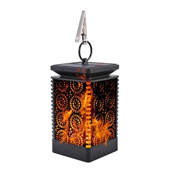 

New Solar Light Outdoor Dancing Flame Outdoor Lights Waterproof 96 Bright Ip44 Led Solar Flame Lights For Garden Yard Walkway An