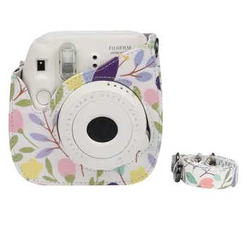 

PU Leather Camera Bag Colorful Instant Waterproof Case for Fujifilm Instax Mini 9