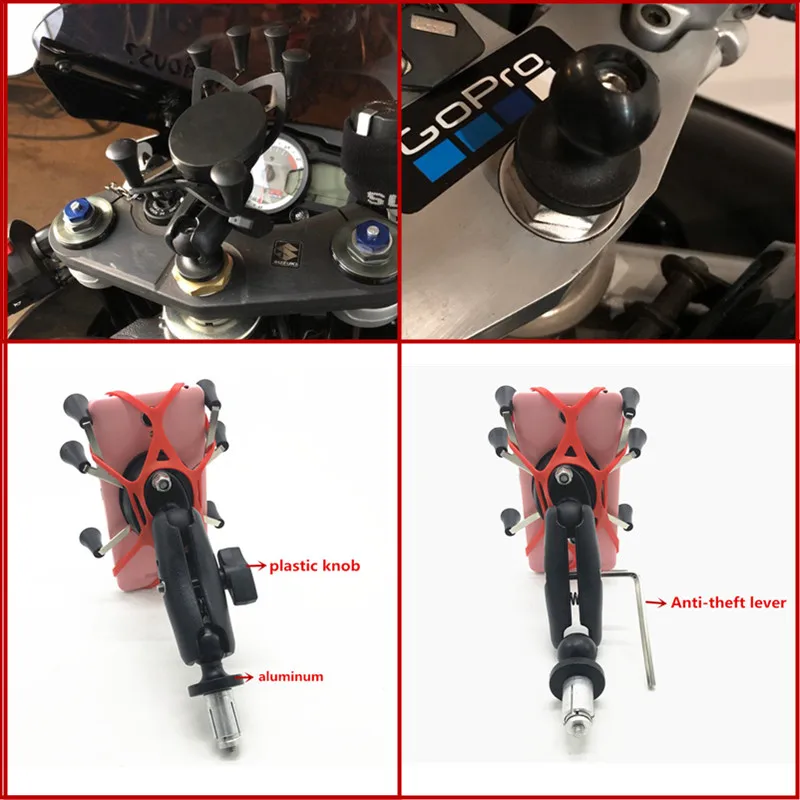 Phone Holder GPS Navigation Frame Bracket 14-23mm For BMW S1000RR 2010-2017/HP4 2012-2014 | Электроника