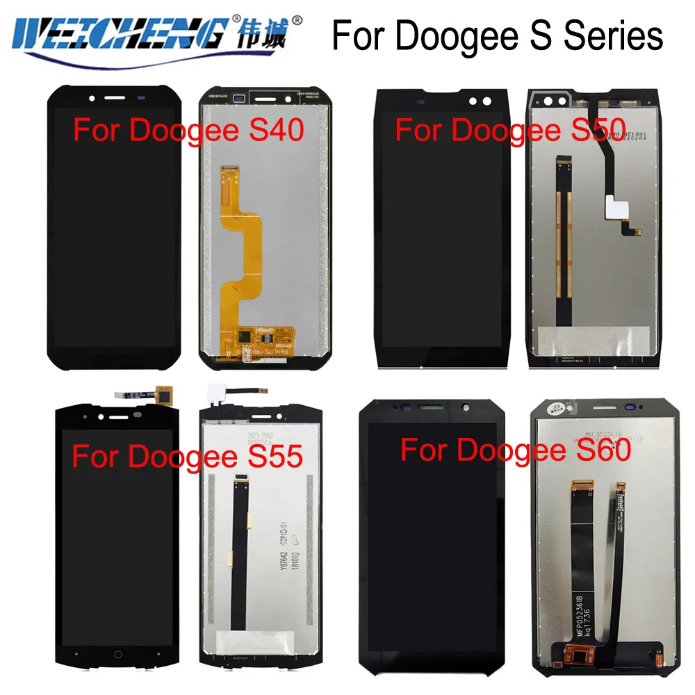 Для Doogee S40 S60 Lite ЖК дисплей + сенсорный экран дигитайзер в сборе Замена doogee s50 s55