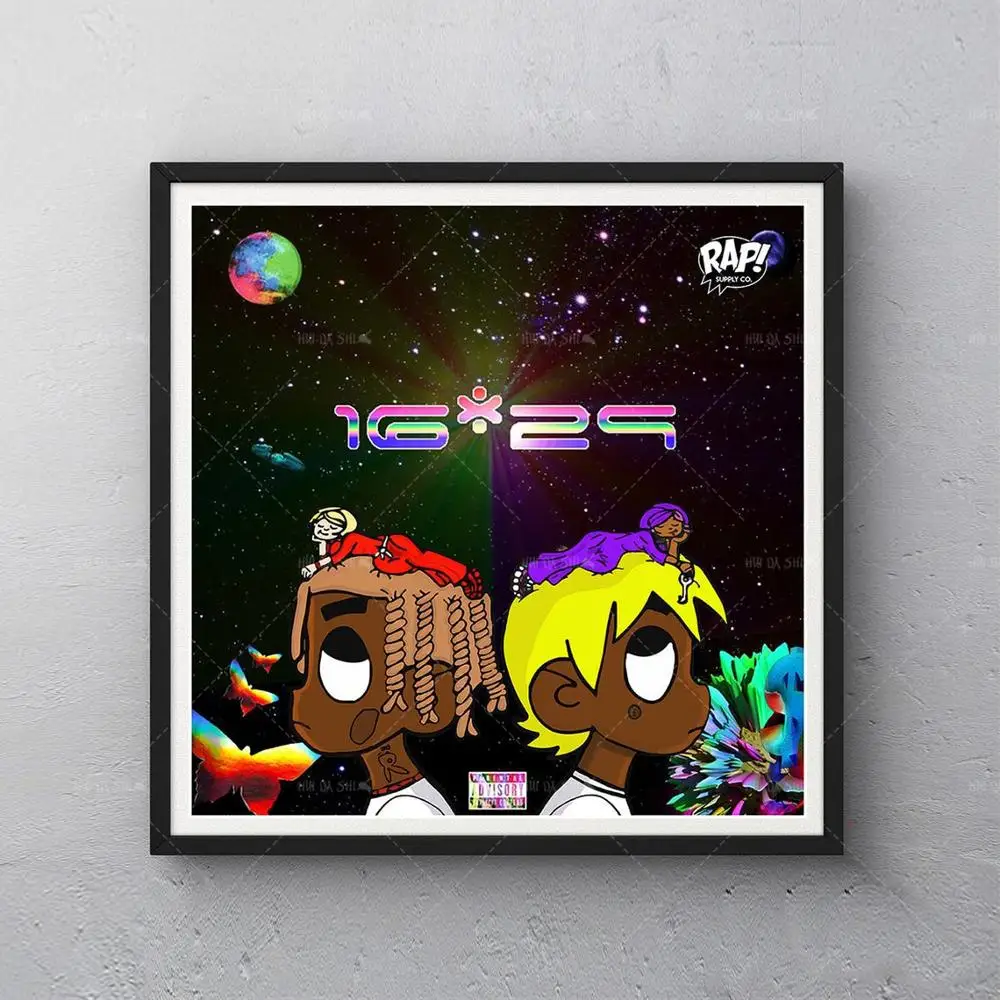 Скандинавский абстрактный Lil Uzi Vert Vs The World настенная живопись на холсте