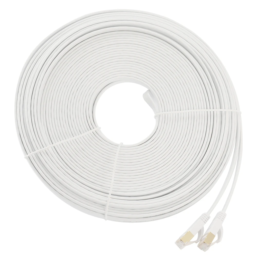 

CAT 7 Ethernet Computer Internet Flat LAN RJ45 Connector Cable