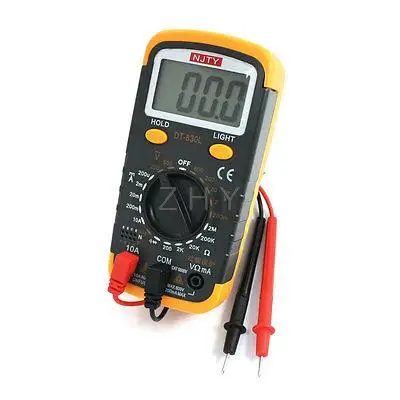 

DT-830L AC DC Voltage Current Resistance Test Digital Multitester Orange