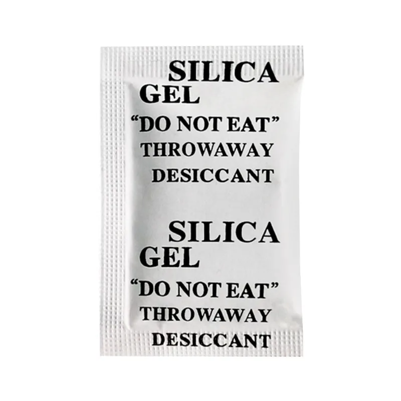 Non-toxic Silica Gel Desiccant 100 Packs Damp Moisture Absorber Dehumidifier for Room Kitchen Clothes Food Storage Home Supplies